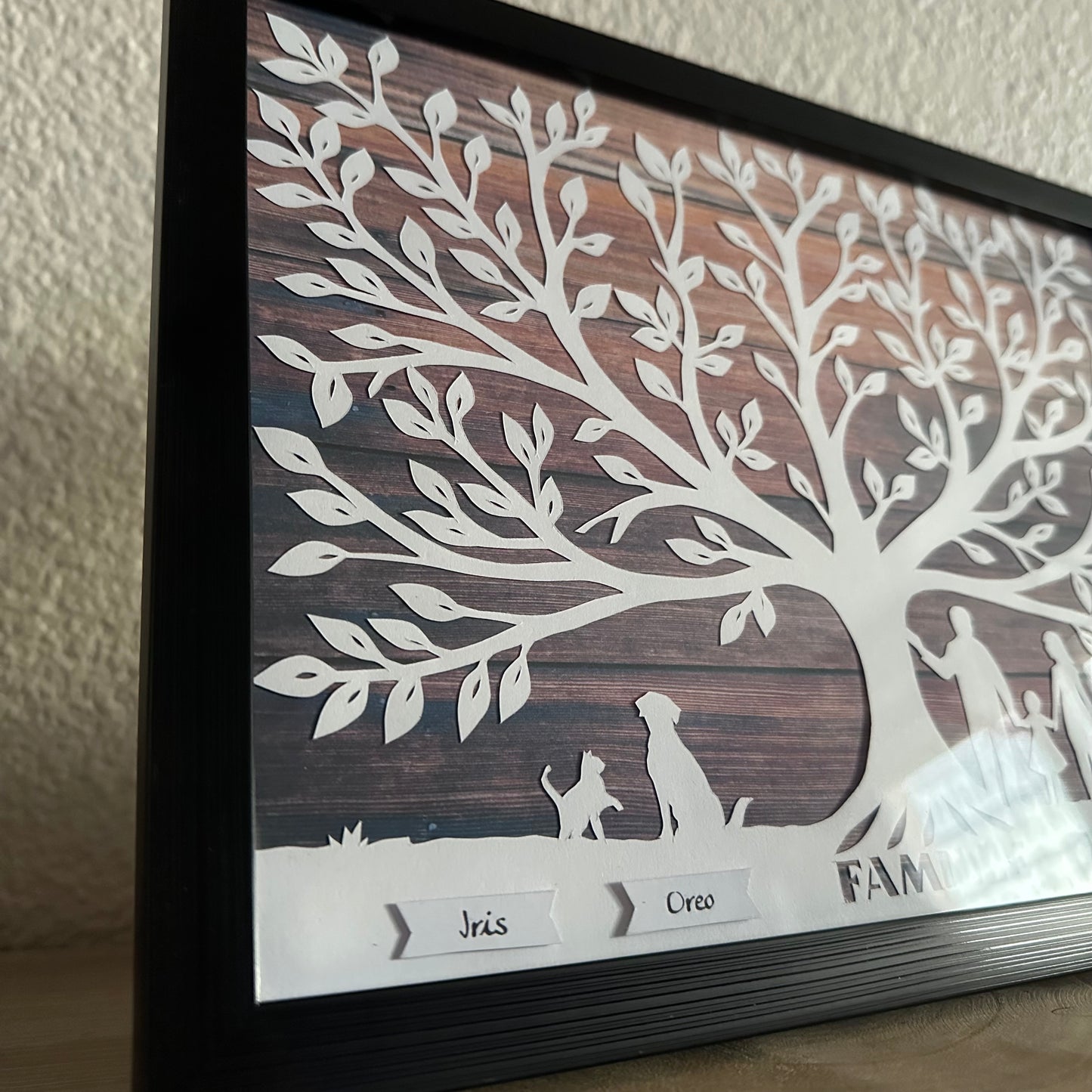 Cadre personnalisable - Thème Arbre de Famille