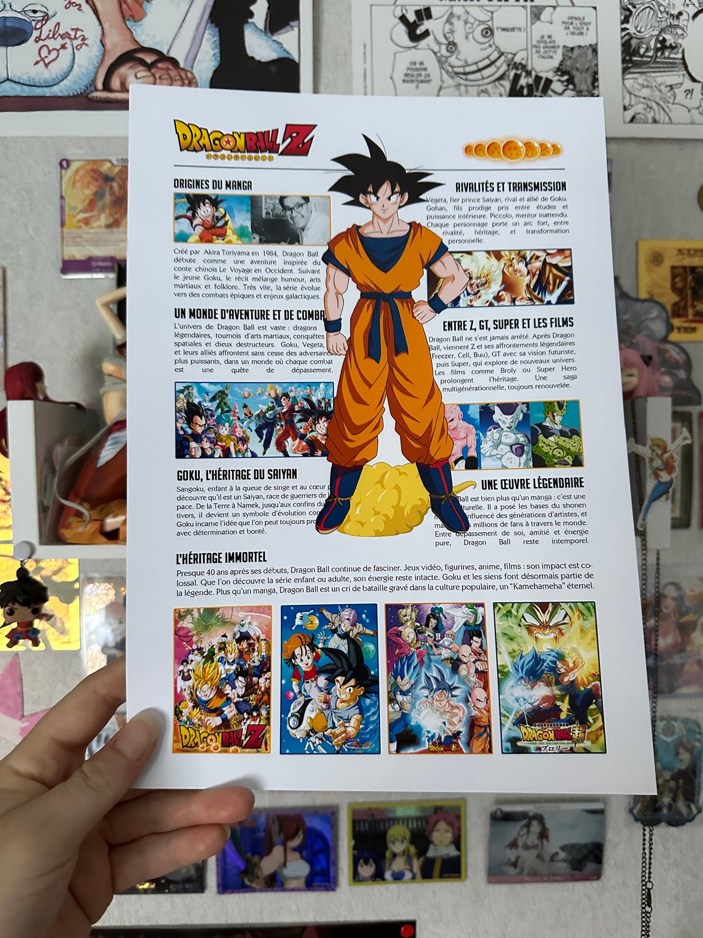 Fiche Journal encadrée