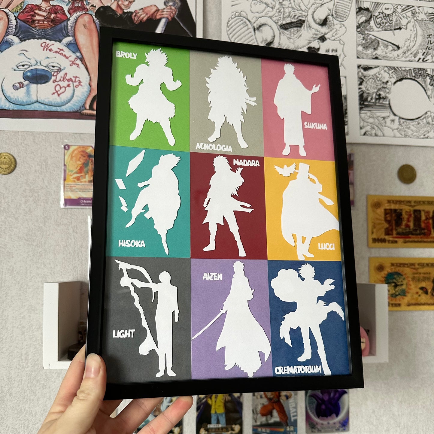 Affiche encadrée personnalisable - Thème Personnages