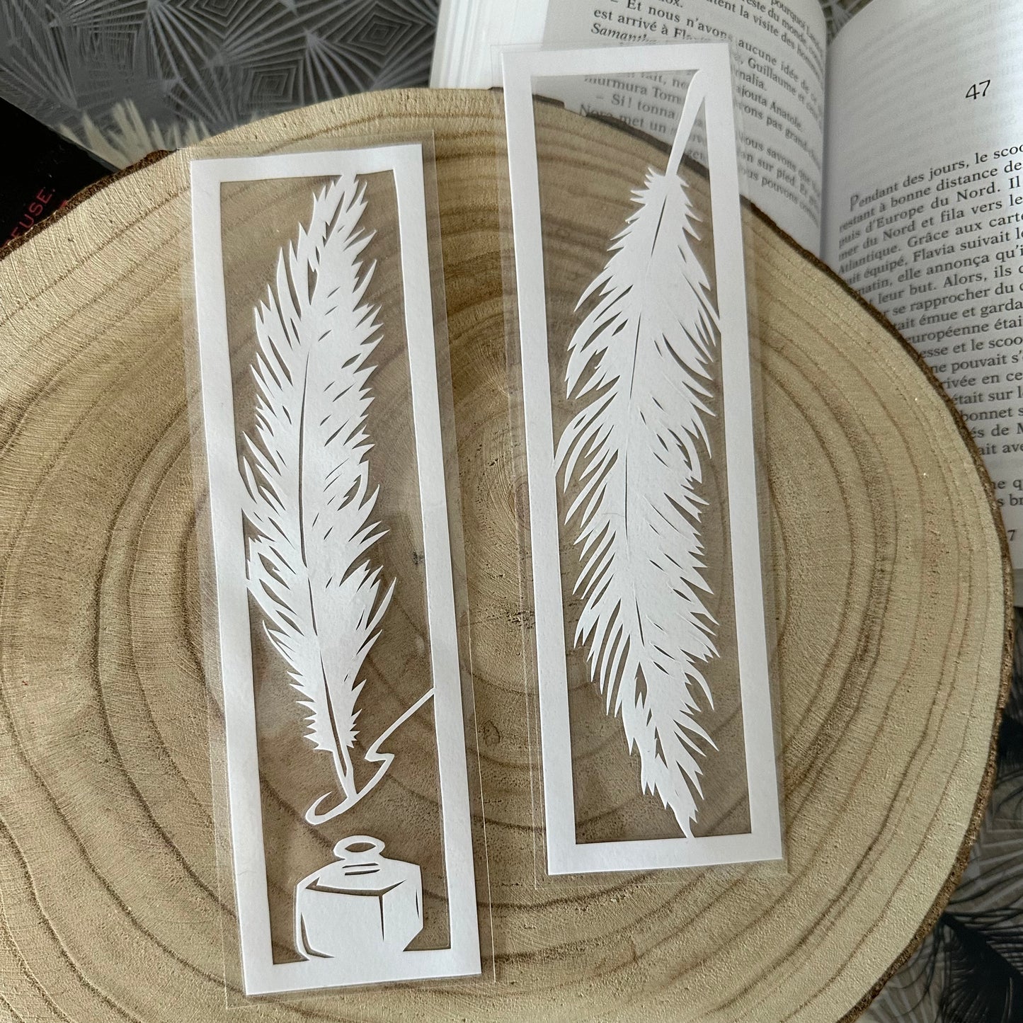 Marque-Page thème Plume