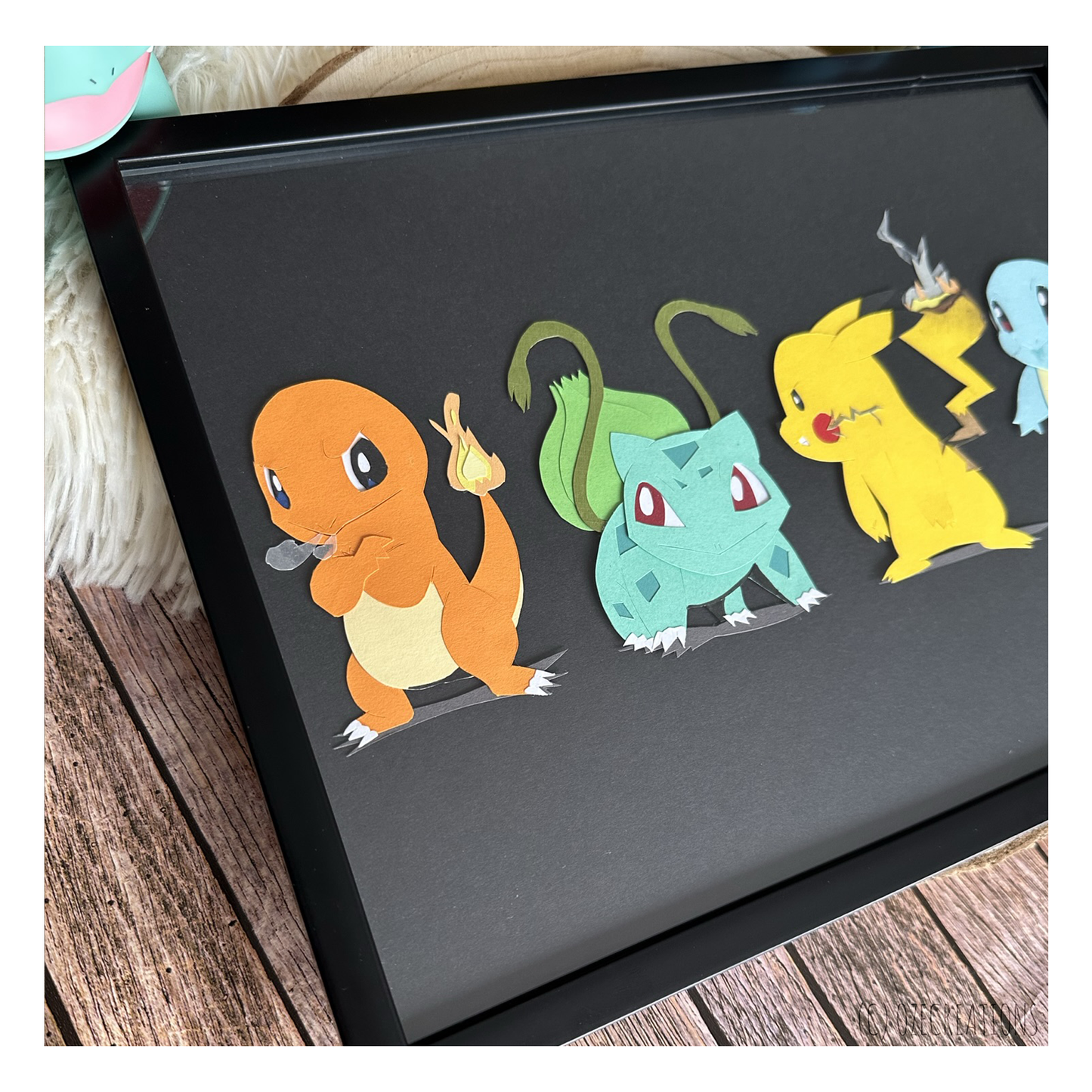 Affiche encadrée personnalisable - Thème Pokémon