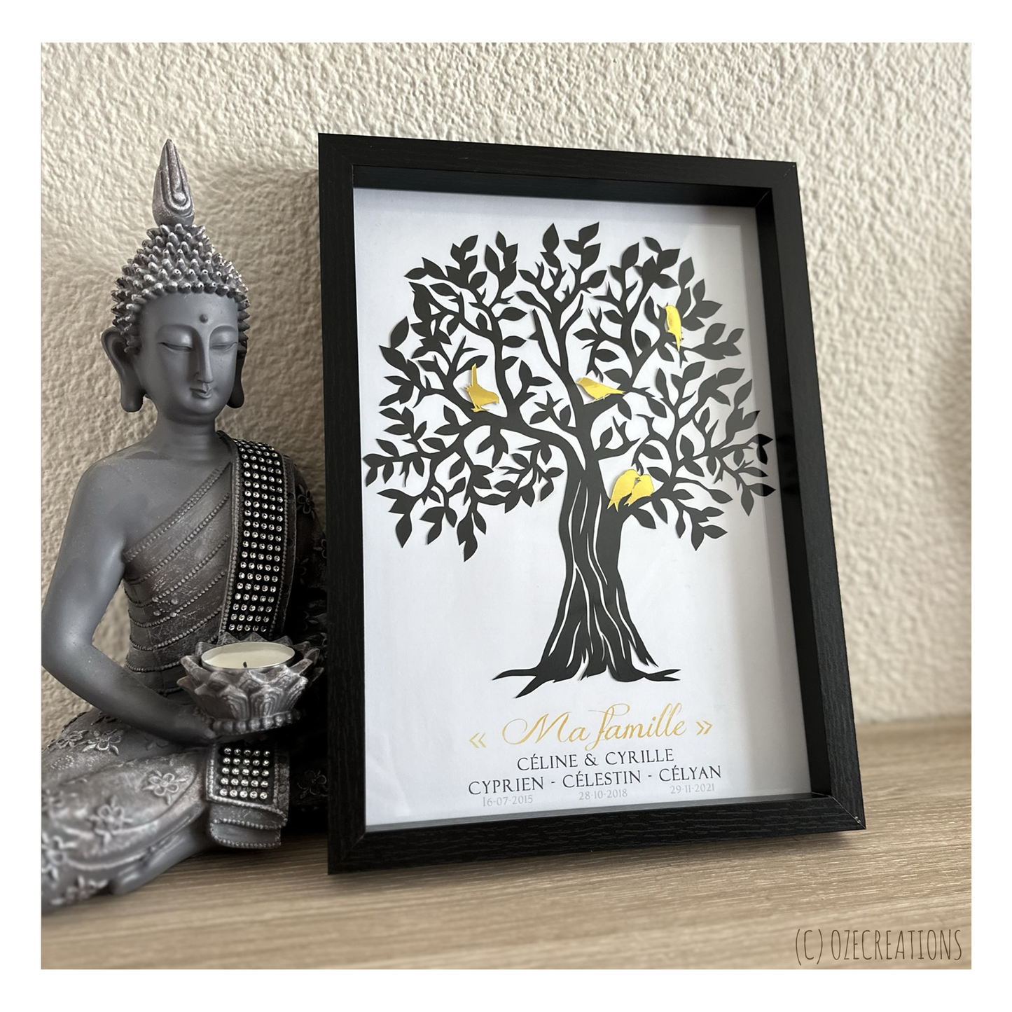 Cadre personnalisable - Arbre de Famille