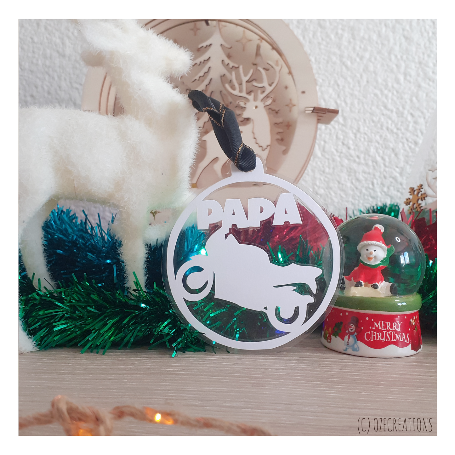 Boule de Noël - Moto