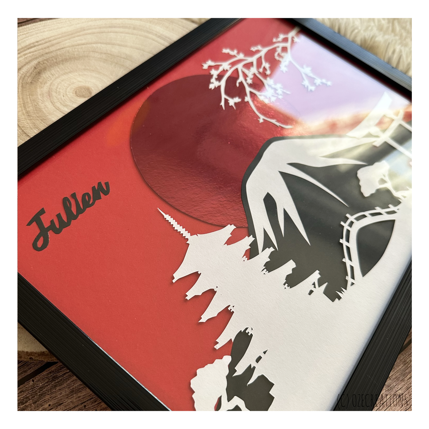 Affiche encadrée personnalisable - Japon