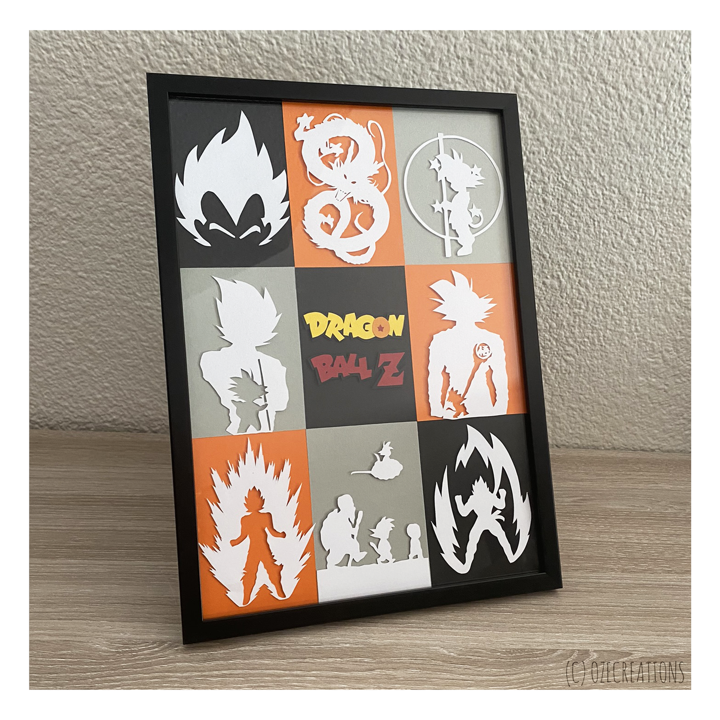 Affiche encadrée personnalisable - Thème Personnages