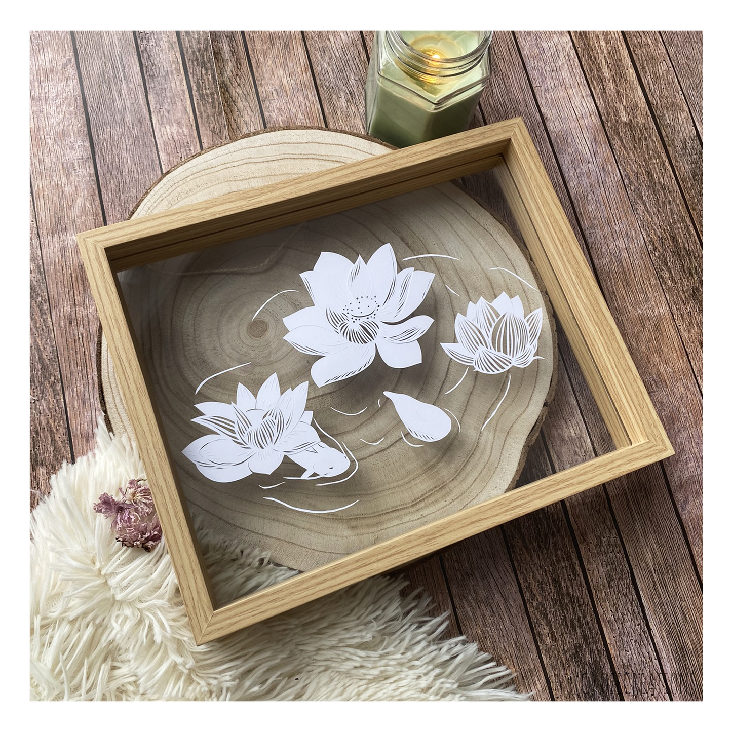 Cadre Transparent - Lotus Zen