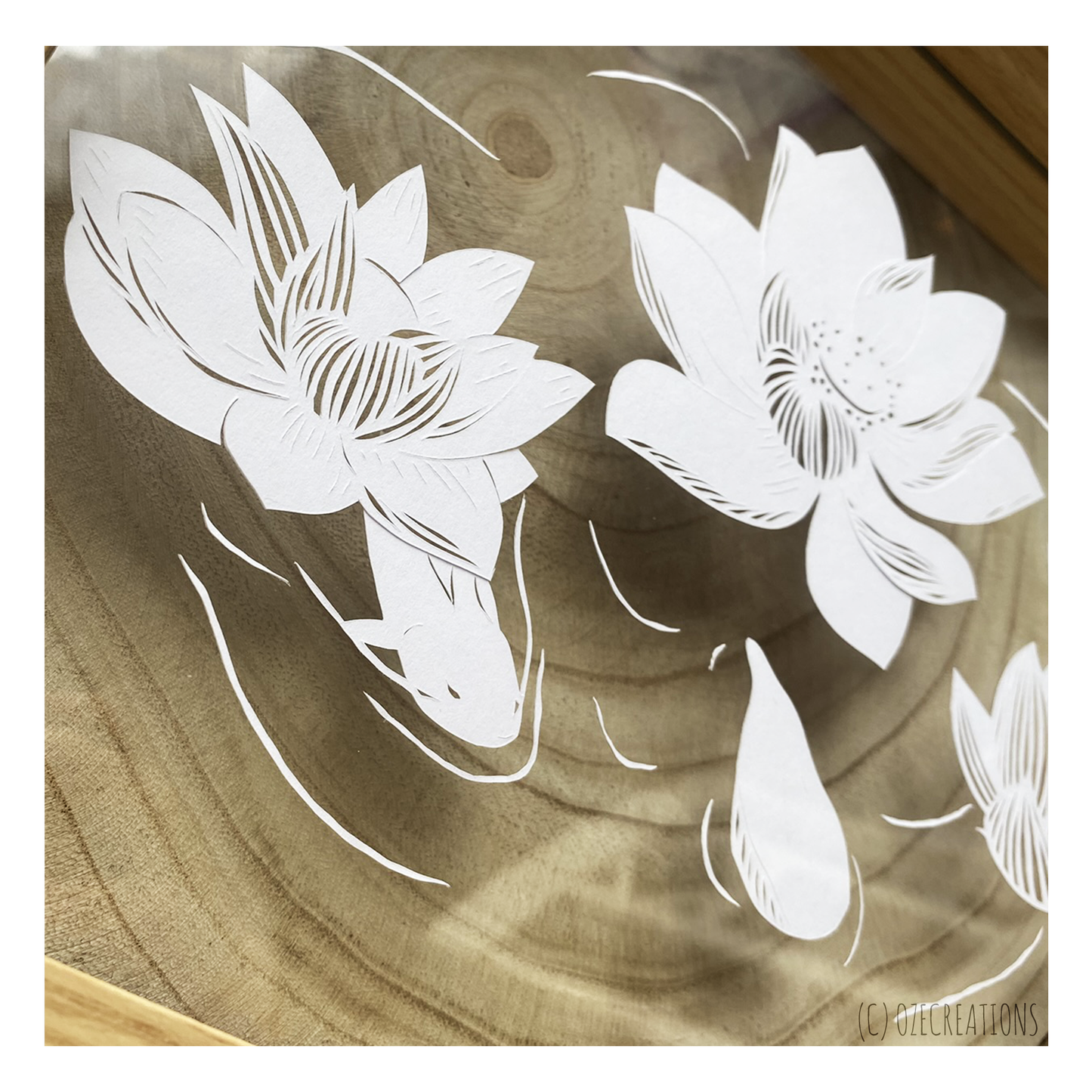 Cadre Transparent - Lotus Zen