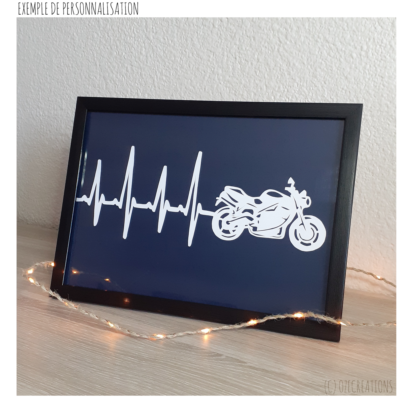Affiche personnalisée - Electrocardiogramme Passion