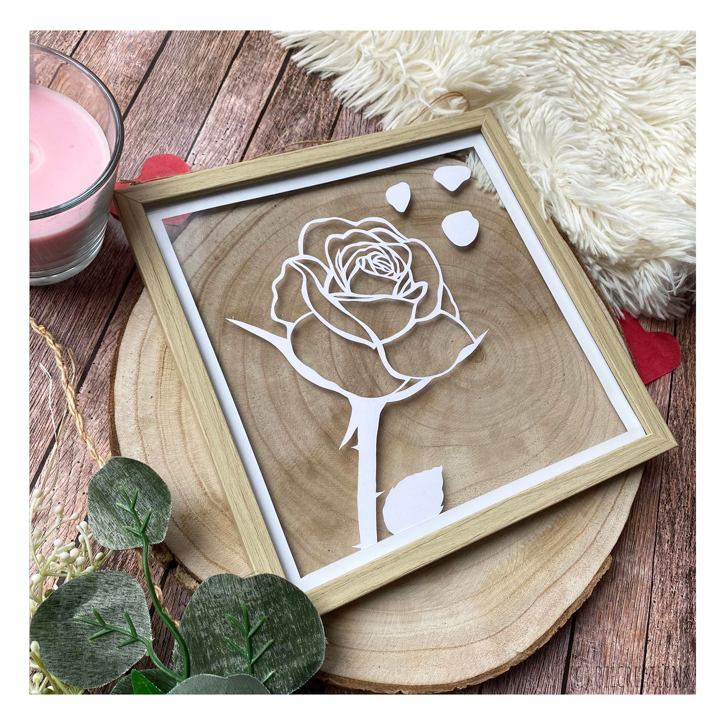 Cadre Transparent - Rose