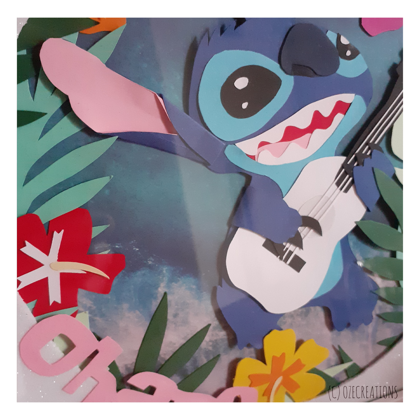 Affiche encadrée personnalisable - Thème Ohana