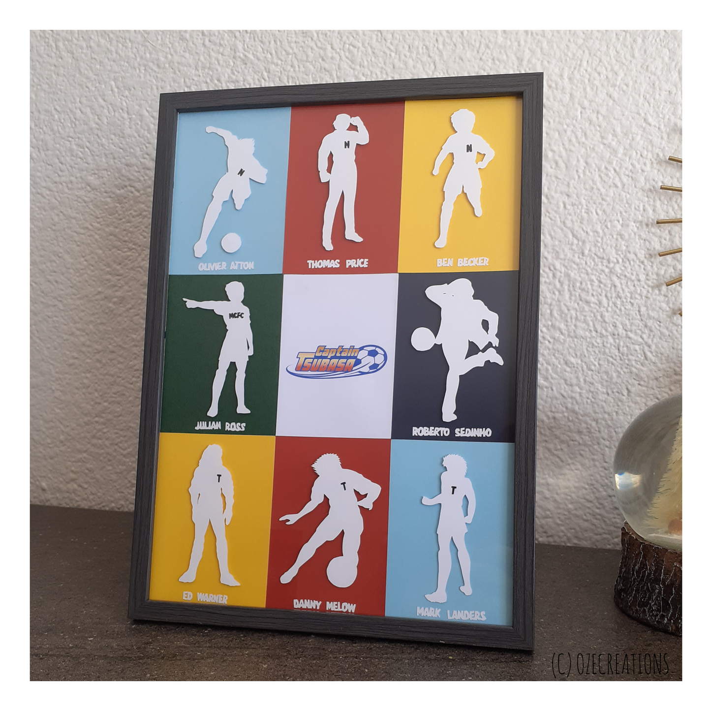 Affiche encadrée personnalisable - Thème Personnages