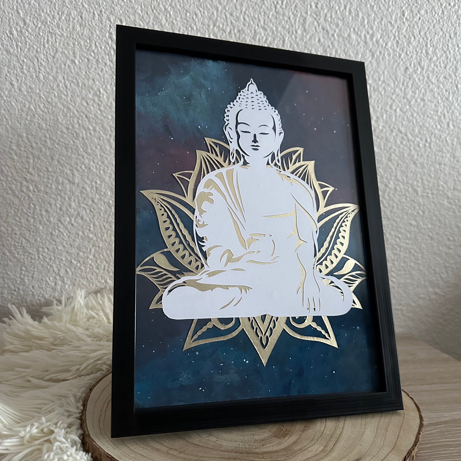 Cadre Décoratif - Bouddha Galaxy – OzeCréations