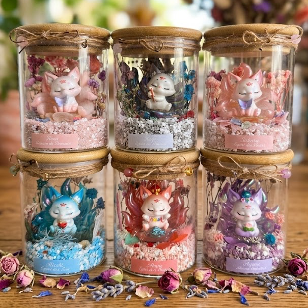 Kitsune en fioles