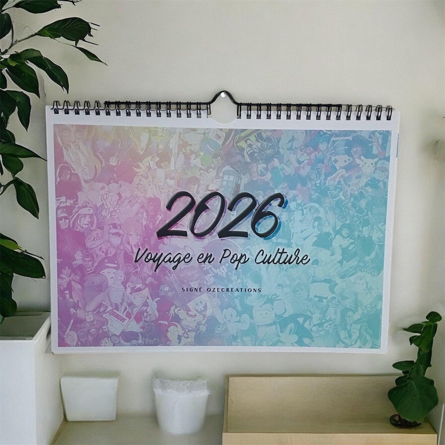 Calendriers 2026 - Voyage en Pop Culture de OzeCreations
