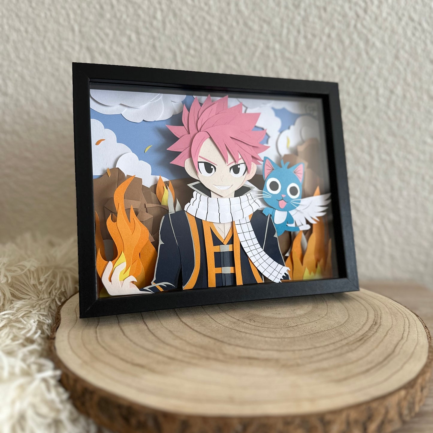 Cadre 3D - Personnage Manga Natsu Fairy Tail