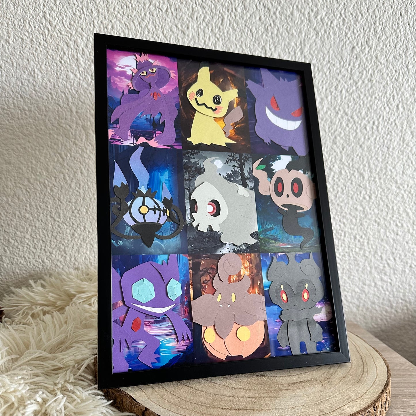 Affiche encadrée personnalisable - Thème Pokemon