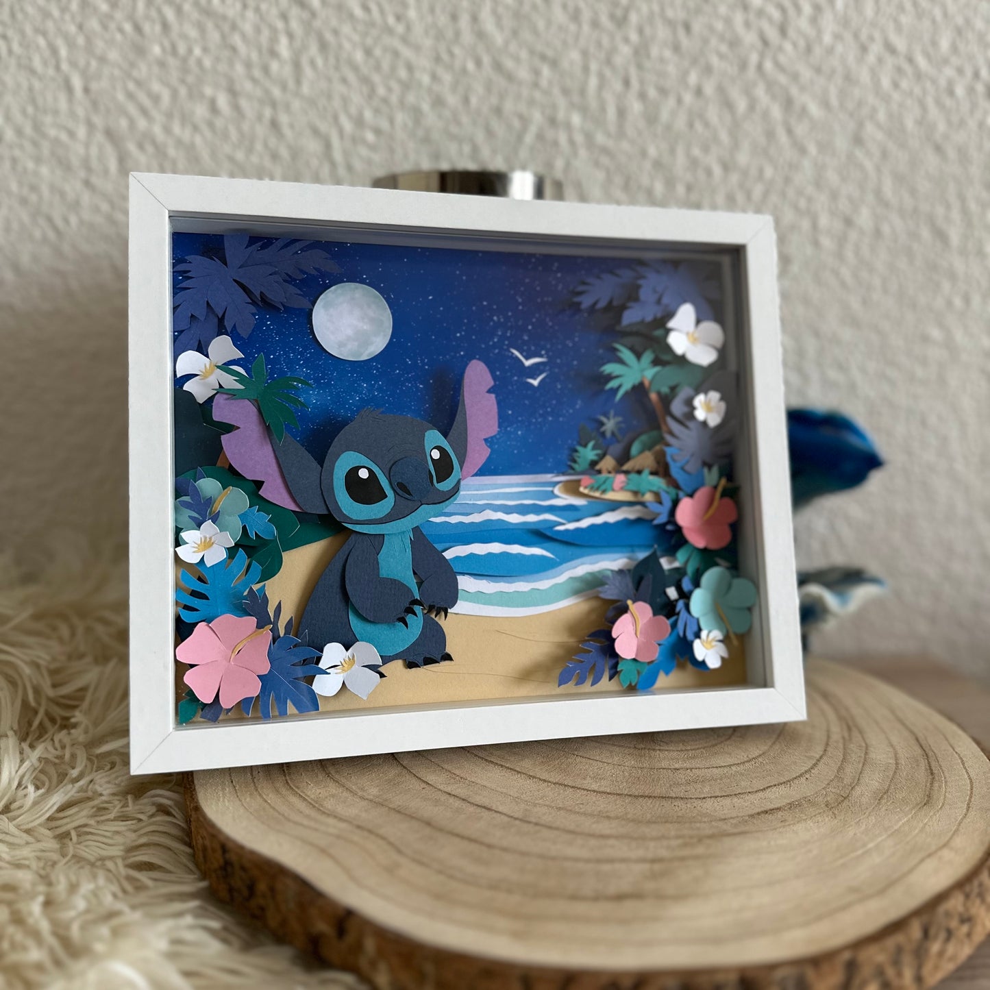 Cadre 3D - Personnage Stitch