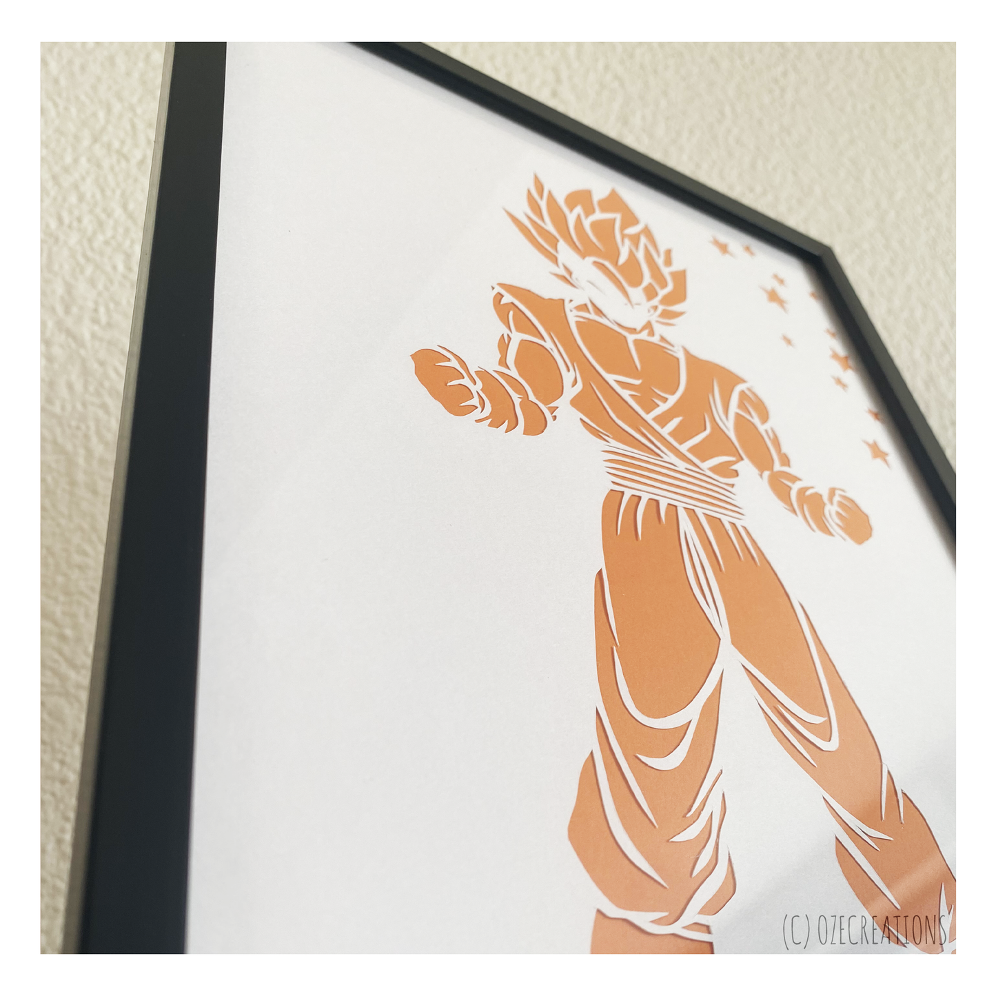 Affiche encadrée personnalisable - Sangoku