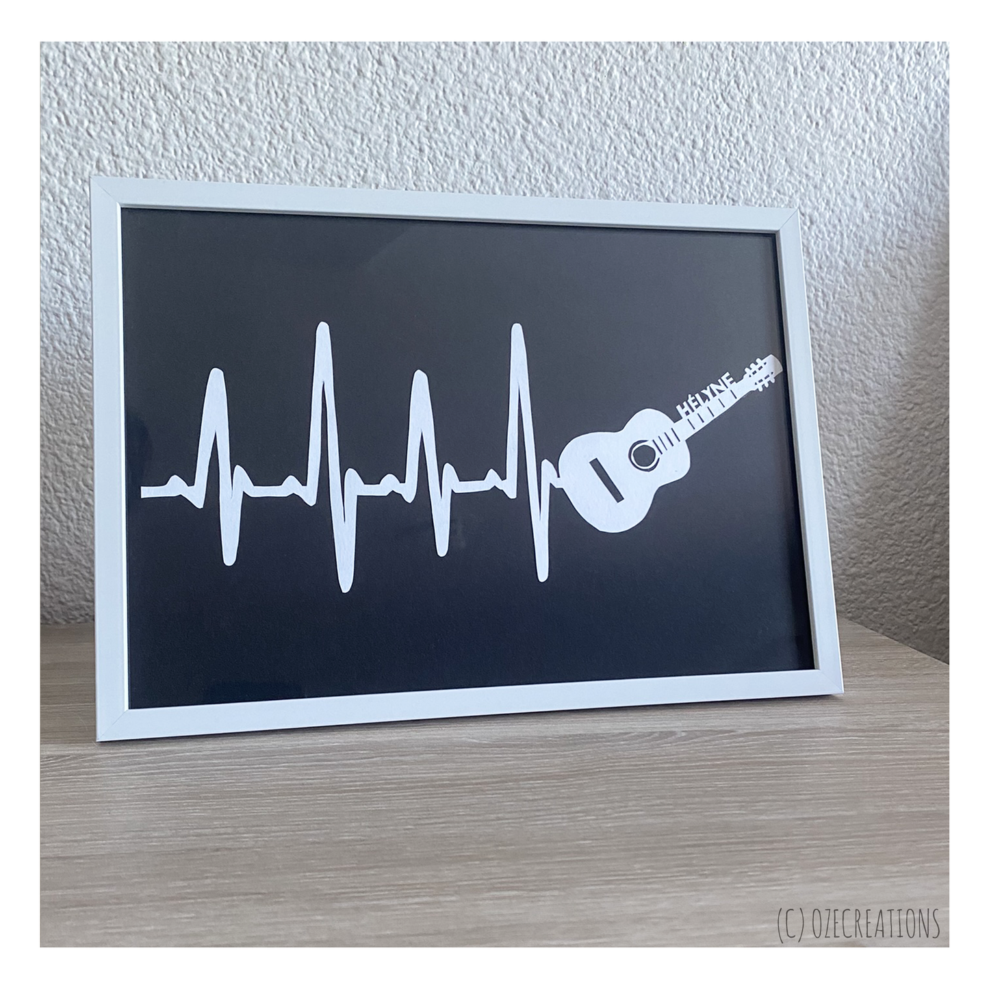 Affiche personnalisée - Electrocardiogramme Passion