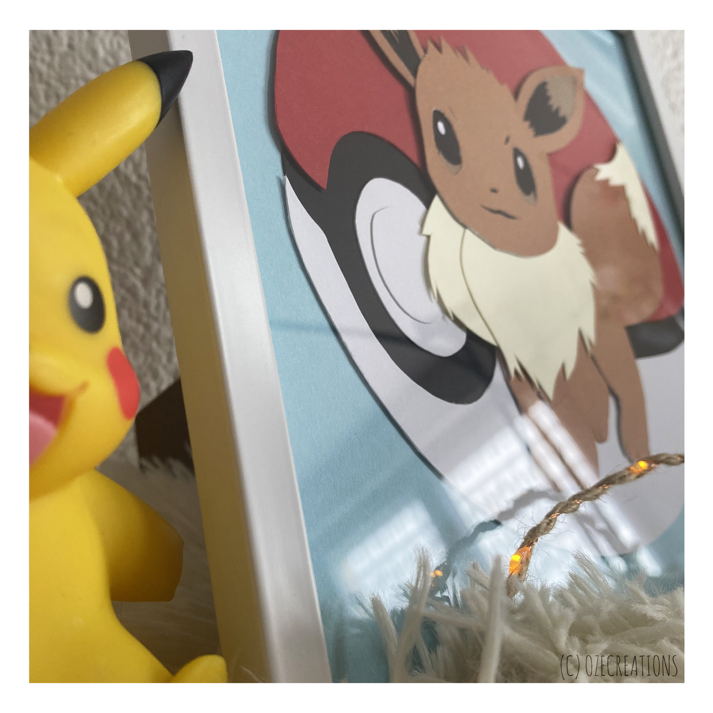 Affiche encadrée personnalisable - Thème Pokémon