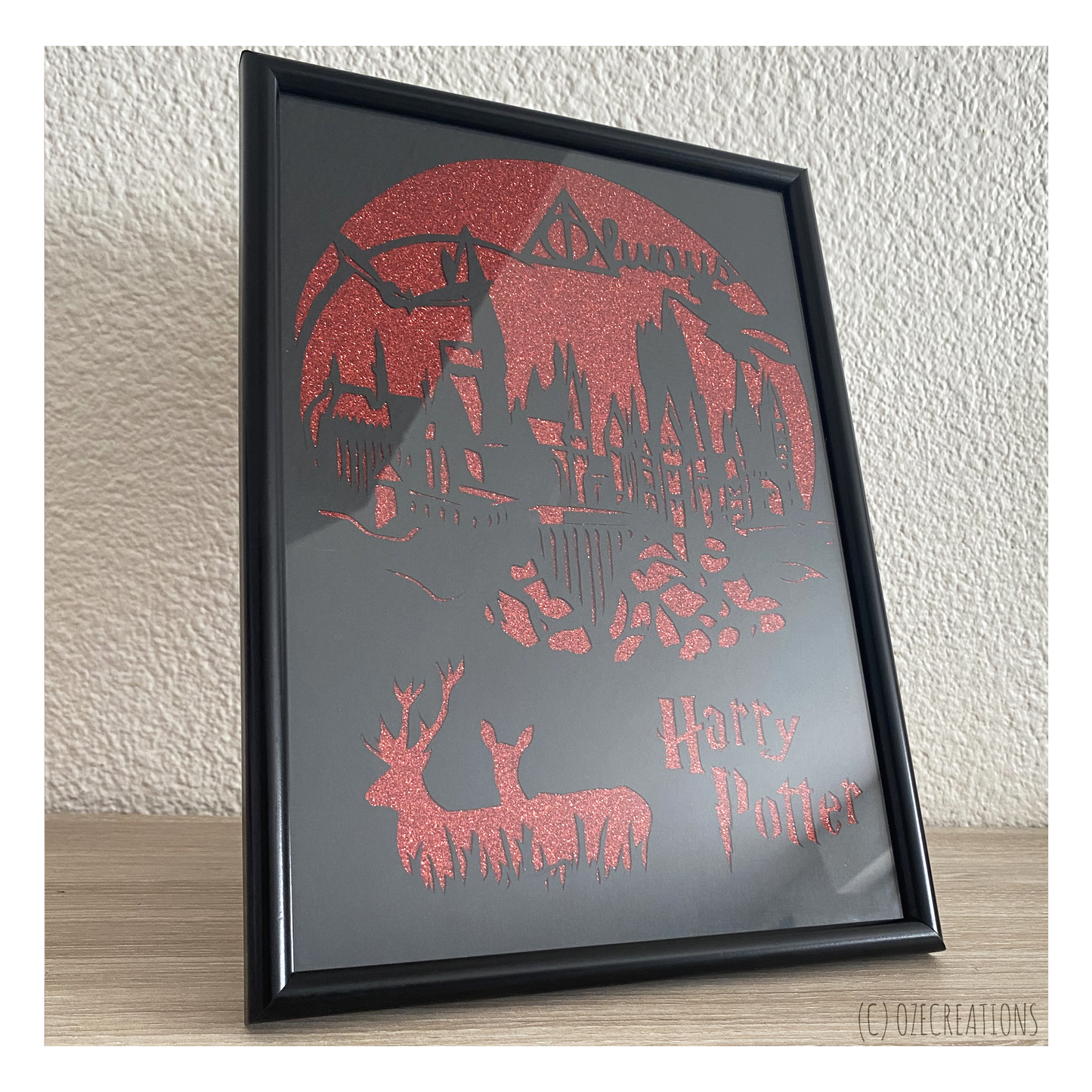 Affiche encadrée personnalisable - Thème Harry Potter