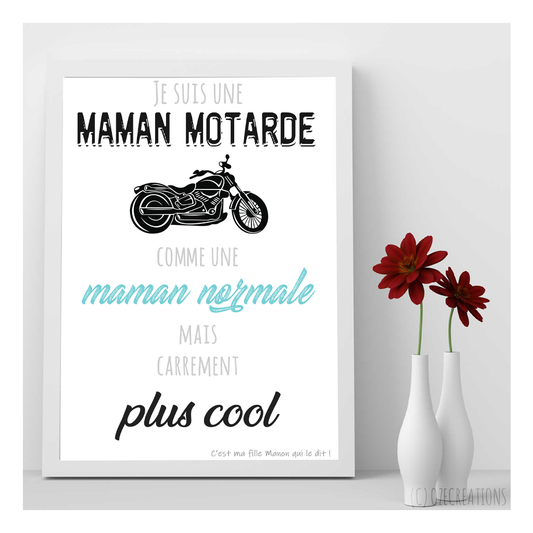 Affiche personnalisée - Je suis une Maman..