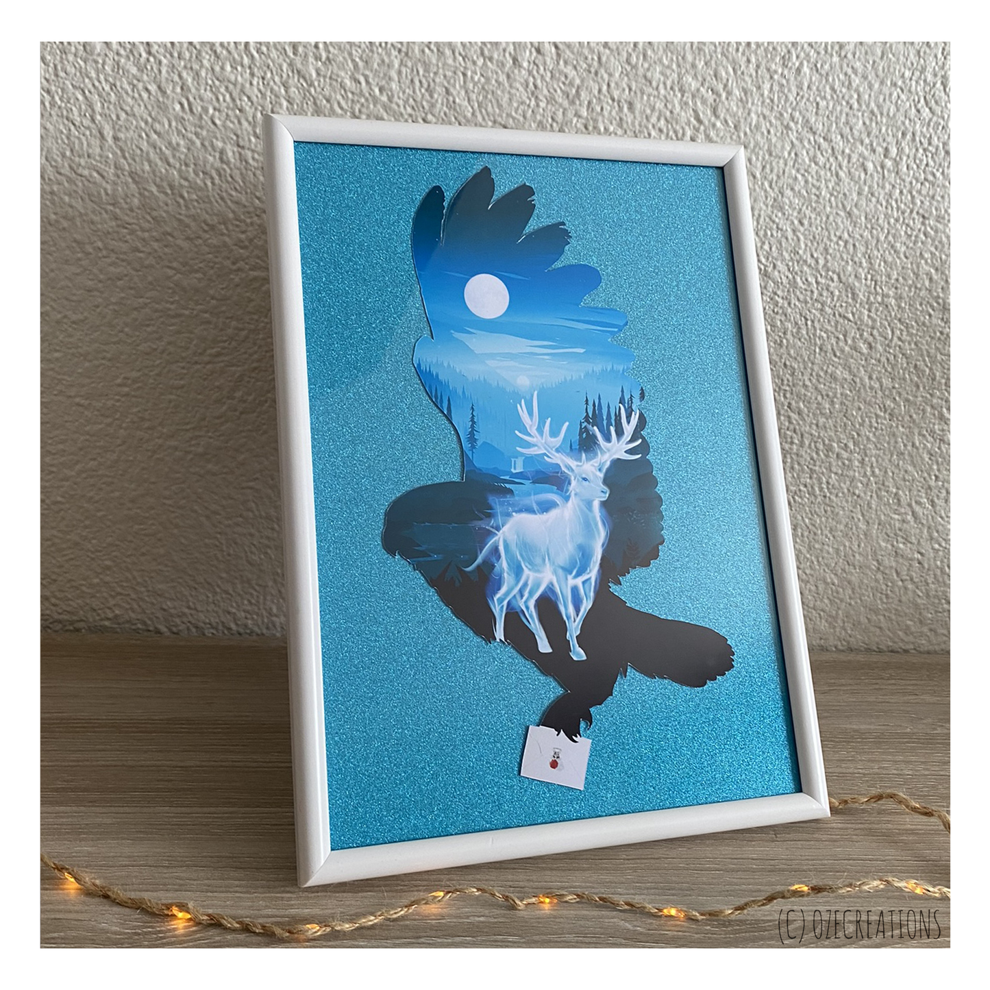 Affiche Graphique Personnalisée - Patronus Harry Potter