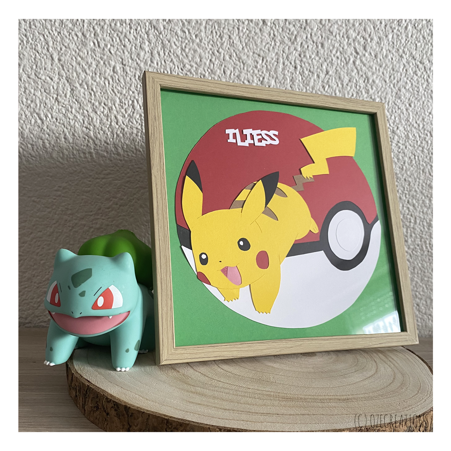 Affiche encadrée personnalisable - Thème Pokémon