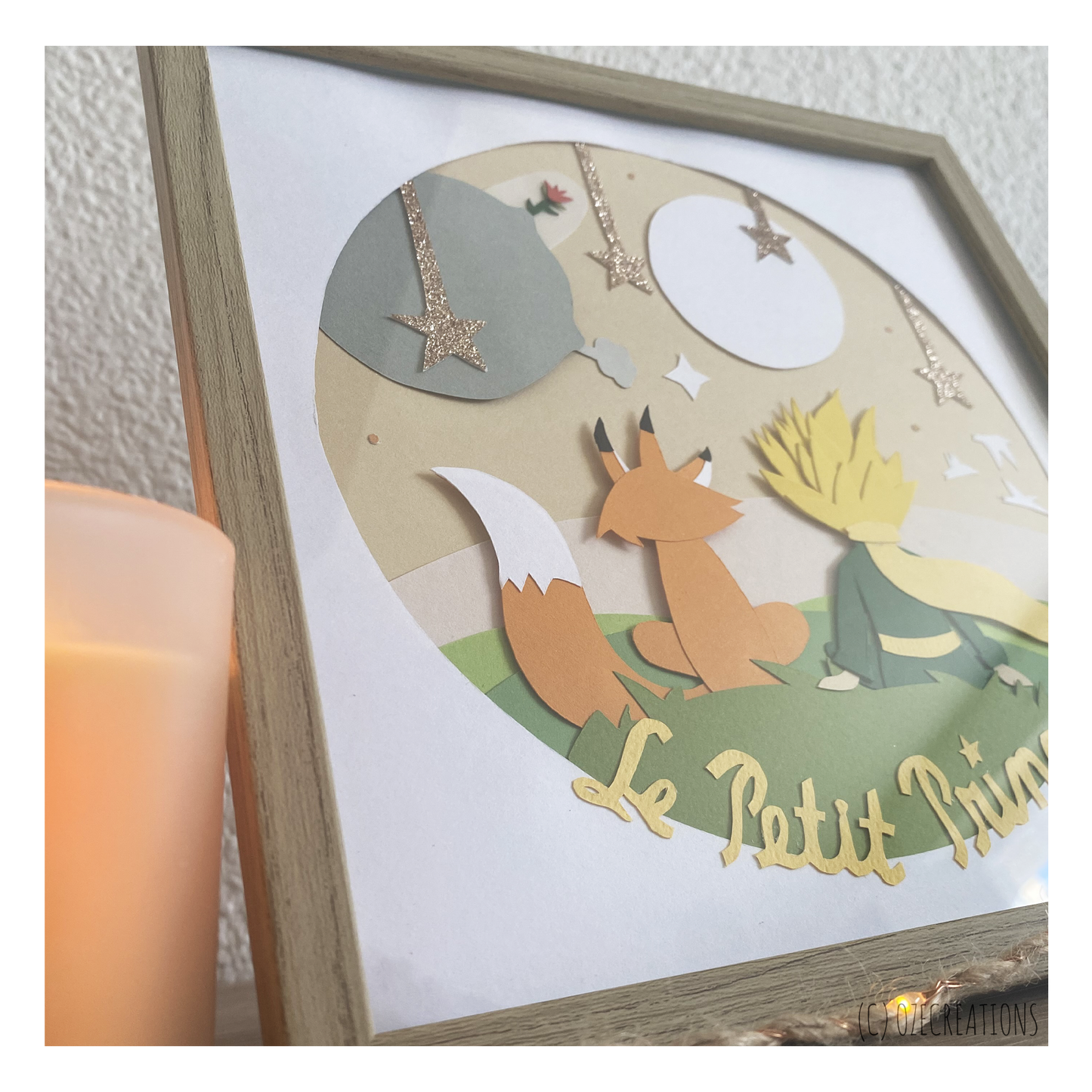 Affiche encadrée personnalisable - Thème Le Petit Prince