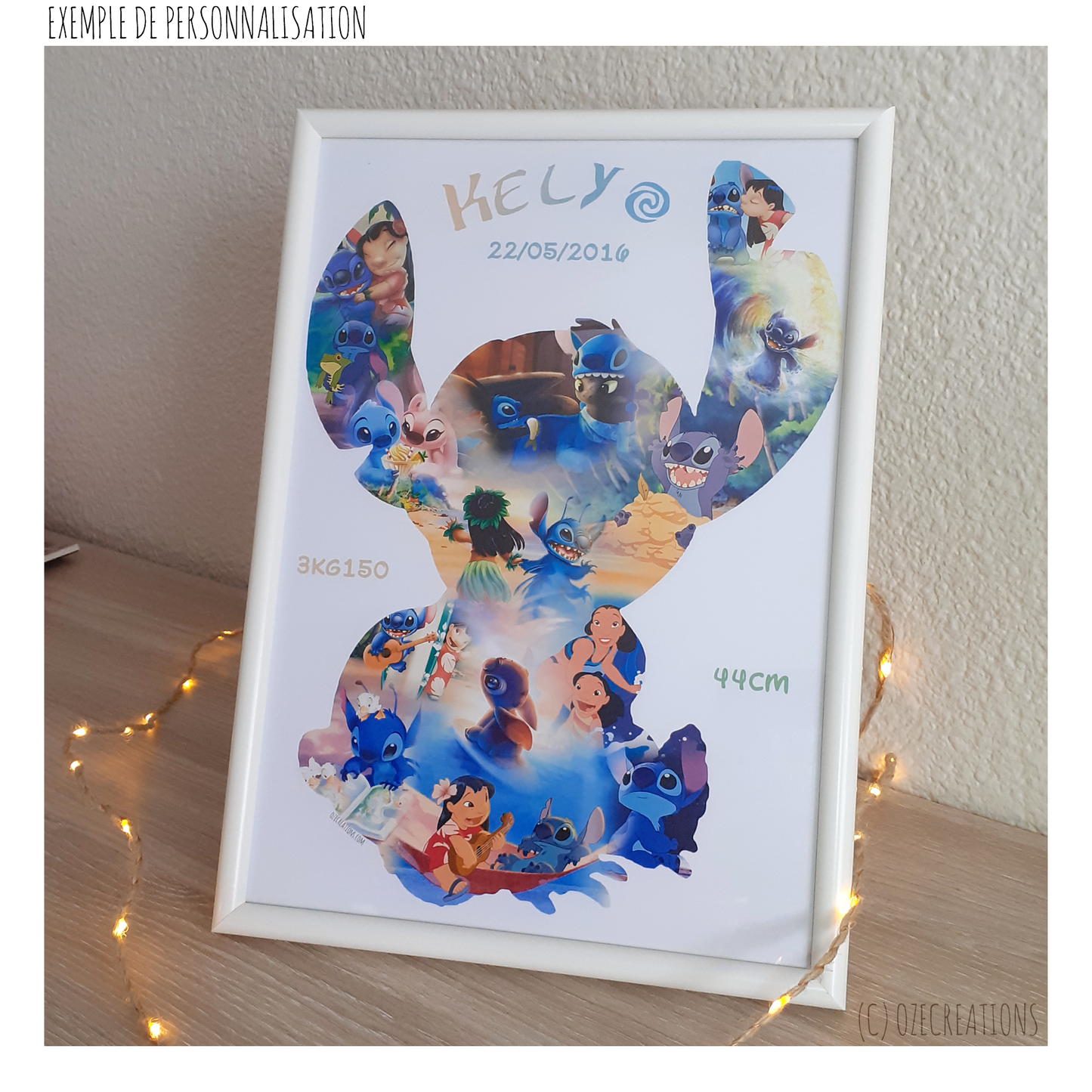 Affiche Graphique Personnalisée - Ohana