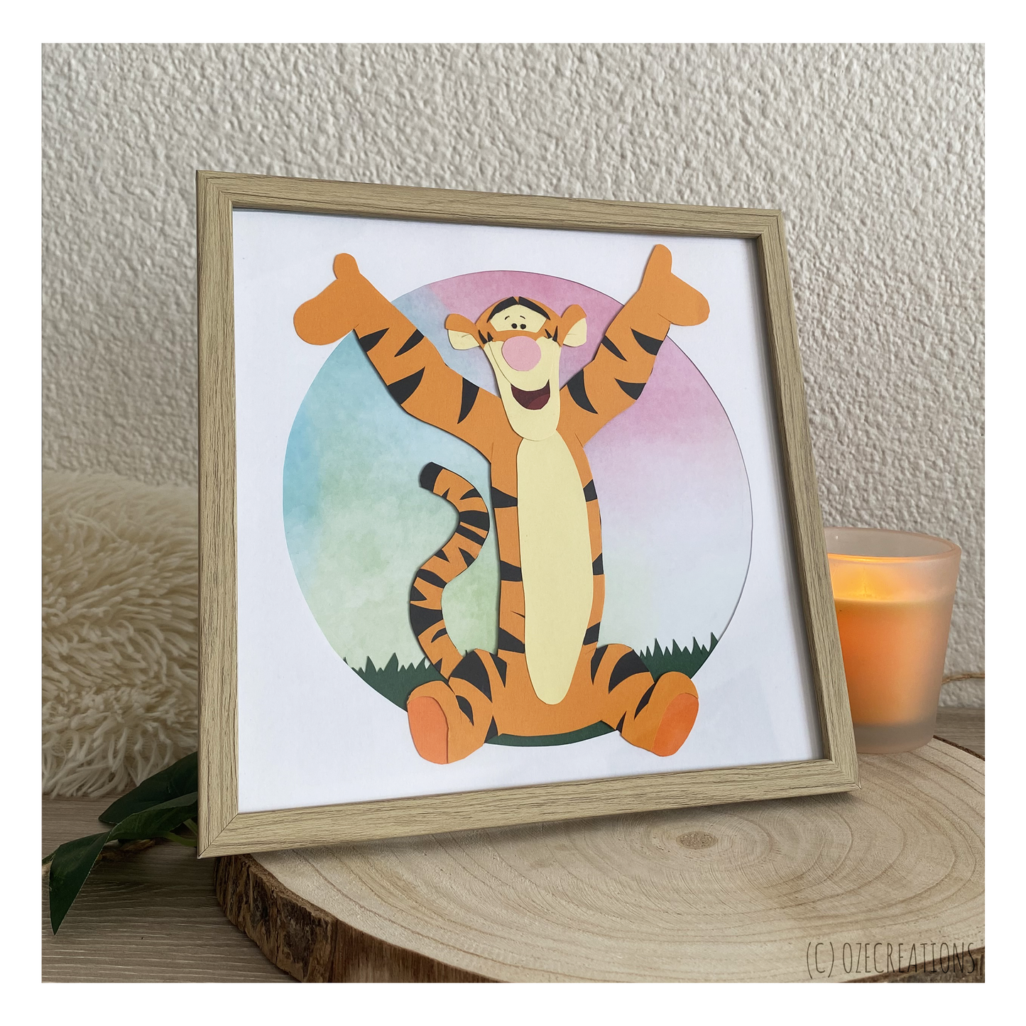 Affiche encadrée personnalisable - Thème Winnie & Cie